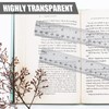 3pcs Ruler 15cm 20cm 30cm, Plastic Clear Shatterproof Rulers for