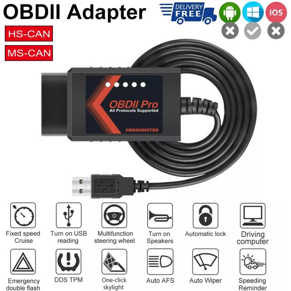 Markenlos OBD2 Scanner for Ford Mazda Lincoln Adapter Car Diagnostic