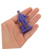 Toddmomy 50pcs Micro Police Figures Police Station Toys for Cop