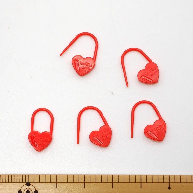 Tulip AC-085 Step Scale Marker (Small), Heart, Orange
