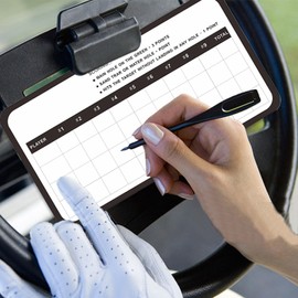 Golf Whiteboard - Reusable Data Record Board | Reusable Data Record Board, Whiteboard Dry Score Card, Whiteboard for Coaching, Erasable Golf Scorecard