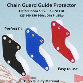 Amavoler Chain Guard Guide Protector Slider Aftermarket Replacement Parts Fit for Honda XR50 CRF50 XR CRF 50 SDG SSR BBR TTR 50cc 70cc 90cc 110cc 125cc 140cc 150cc 160cc Pit Dirt Bike. (Blue)