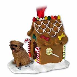 Conversation Concepts Norfolk Terrier Gingerbread House Christmas Ornament - Delightful!