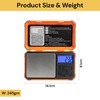 EZONEDEAL Digital Pocket Scale, Gram Scale, Mini Scale 6 Units