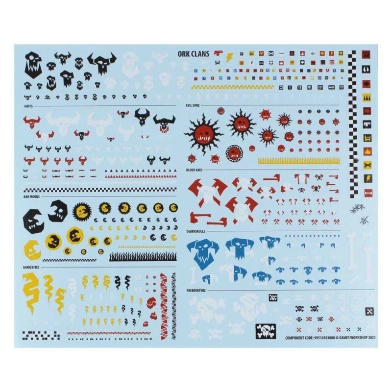 Games Workshop Warhammer 40k Space Marines Large Space Ork Clans