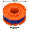 SPARES2GO 2.5m Line Spool & Cover for McGregor MCT1825 MCT2X1825