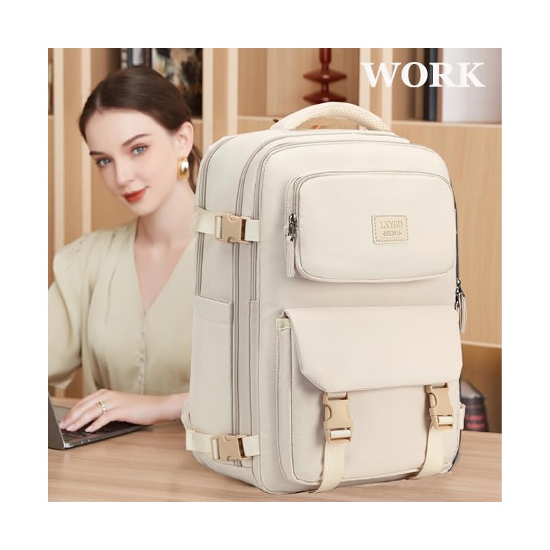 Travel Laptop Backpack, Business Work Backpacks Large College Bookbag for