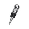 Cilio Bottle Stopper Burgunder Made from Stainless Steel, Silver, 7