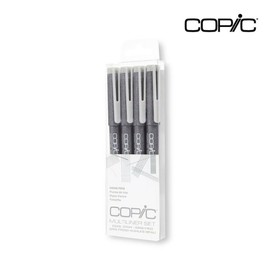 COPIC Multiliner 4-Piece Set COOL GRAY / COPIC 코픽 멀티라이너 4본조 세트 COOL GRAY