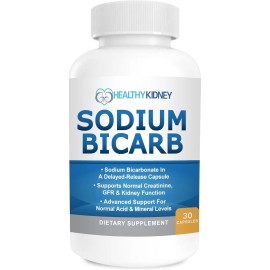 Kidney Restore Sodium Bicarbonate 650 Mg Tablets - Delayed Release for Normal Kidney Functio