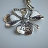 St. Patrick's Day Lucky Four Leaf Clover Keychain Good Luck