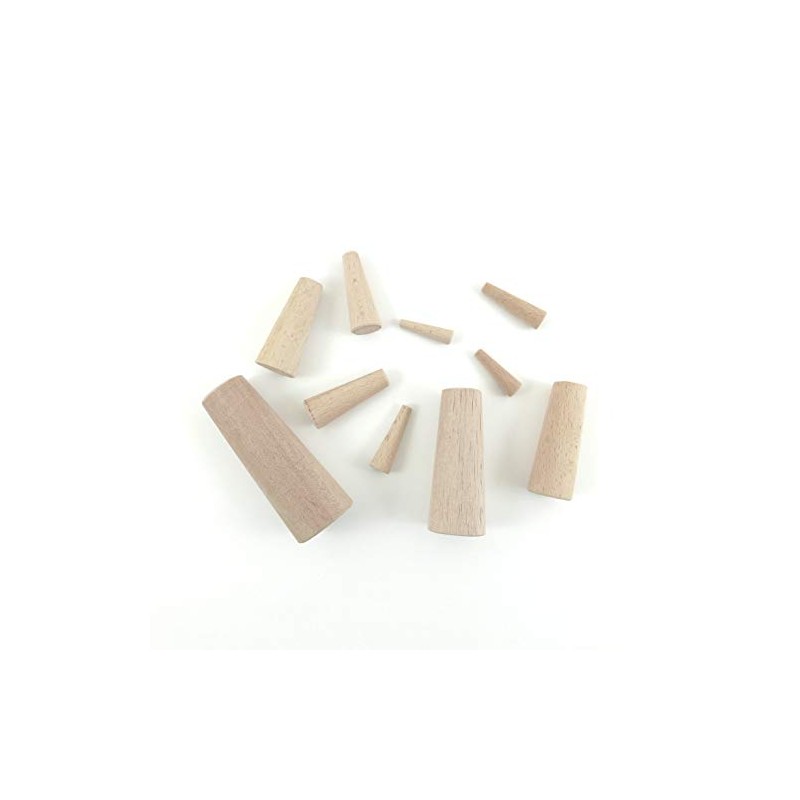 MiDMarine Emergency Conical Thru-Hull Soft Wood Bungs, Set of 10