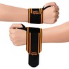 TYNOR Wrist Wraps for Weightlifting with Heavy Duty Thumb Loop