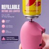 Torch Lighter Cute Pig Shape Creative Desktop Ornament, Dual Jet