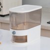 Gagee 11Lbs Rice Dispenser, Large Grain Container Storage with Lid