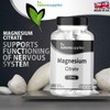 Magnesium Citrate Capsules 1480mg, 180 Per Bottle 3 Months Supply