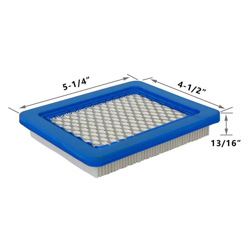HEYZLASS 5 Pack 491588S Air Filter, Compatible with Briggs Stratton