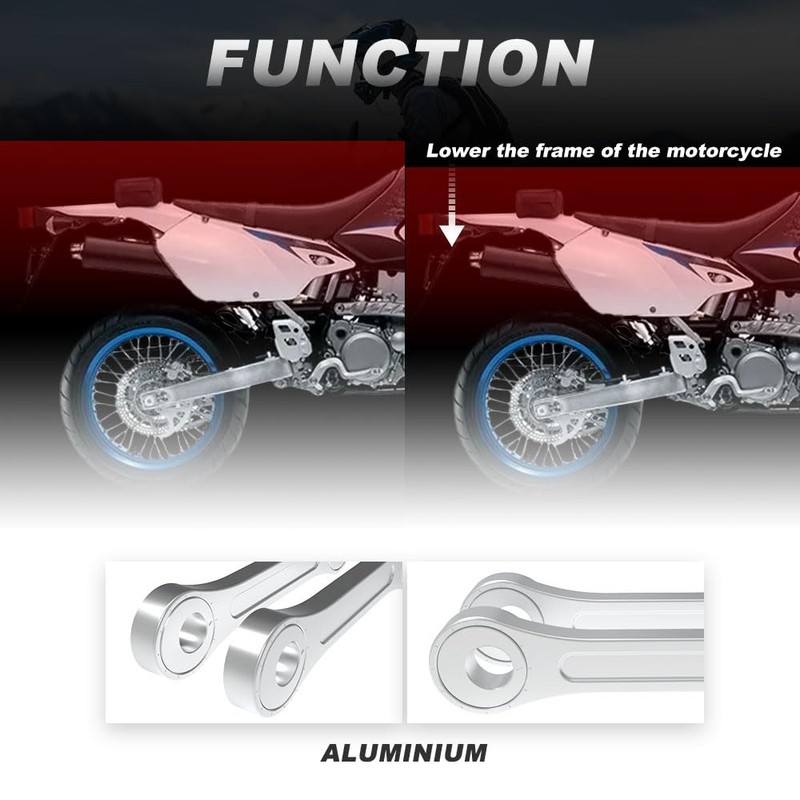 Xitomer 0-1.77'' Adjustable Lowering kit Fit for DRZ400 DRZ400E DRZ400S
