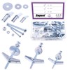 Swpeet 192pcs 48 Set Toggle Screws and Wing Nut Kit