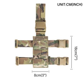 EXCELLENT ELITE SPANKER Tactical Drop Leg Holster Molle Leg Platform Left or Right Nylon(Multicam) MC