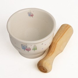 Golden Bell Ice Cream Ceramic Mortar / 골든벨 아이스크림 도자기 절구통