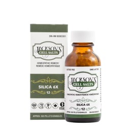 Jackson's Jackson's #12 Cell Salt Silica 6X (500 Pellets / 125 Doses) - Certified Vegan, Lactose-Free SIlicea 6X