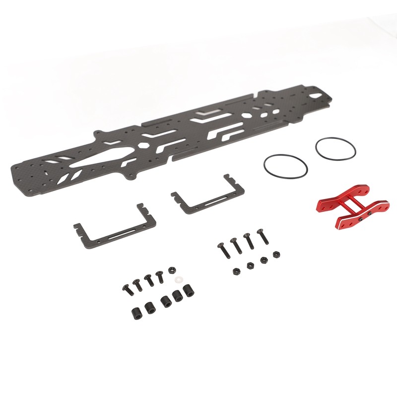 RC Car Chassis Plate Narrow Vertical High Traction Carbon Fiber