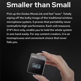 GODOX MoveLink M1 M2 2.4GHz Wireless Lavalier Microphone for DSLR Cameras Camcorders Smartphones Tablets (MoveLink M2)