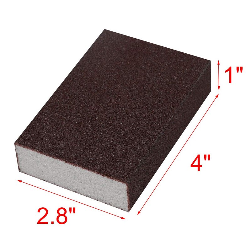 uxcell 5pcs Scouring Pads Non-Scratch Scouring Sponge Scrub Pads 4"