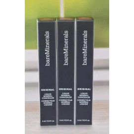 bareMinerals Lot of 3 ~ bareMinerals Original Liquid Mineral Concealer ~ DARK DEEP 5.5C
