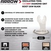 Arrow OSCTILE-EK 5-Piece Oscillating Tool Blade Kit for Grout and