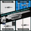 Heavy Duty Walk-in Cooler Door Closer Complete Latch Kit, Freezer