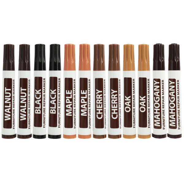 Pack of 12 Furniture Repair, Wood Repair Wooden Markers for