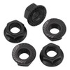 RoyceMart M12-1.75 (10 Pack) Stainless Steel Serrated Flange Hex Nuts,