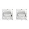 Vinland Marine 304 Stainless Steel Vent Cover, Louvered Vent Cover,