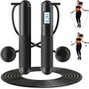TOGETDREAM Cuerda de saltar con contador, cuerda de saltar ajustable