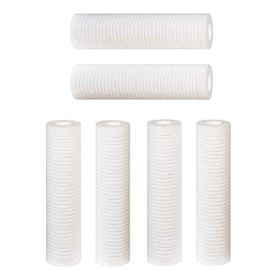 CFS – 6 Pack Grooved Water Filter Cartridges Compatible with AP420 (5527407/55274-07) Models – Removes Bad Taste & odor – Whole House Replacement Filter Cartridge – 10" x 2.5"