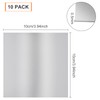 BENECREAT 10 Pcs 100x100mm Aluminum Panel Plate with Protective Film