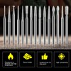Dokpav 30 Pcs 1/8" Shank Diamond Burr Bits Set, 150