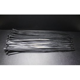 INSTALL BAY 50 PK 36 IN ZIP TIES NYLON BLACK 175 LBS UV RESISTANT HVAC WIRE CABLE BCT36