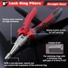 LEONTOOL 8 Inch Lock Ring Pliers - Special Circlip Pliers