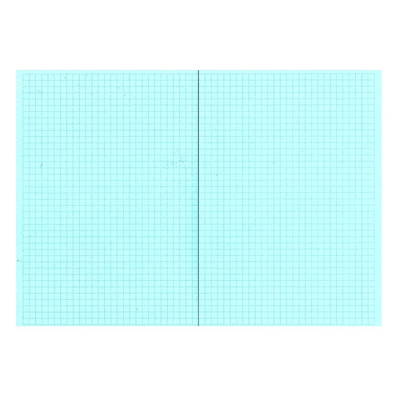 AAZV Nakamurainnsatujyo Horizontal Opening Notebook, A5, Brain Refreshing Notebook, Graph
