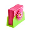 VIGAR Flower Power Napkin Holder, Material: Polypropylene and Rubber, Green,