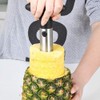 Pineapple cutter - steel - professional with accessory handle -