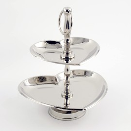Goldbach Decorative Heart Stand Aluminium 2 Height 23 cm