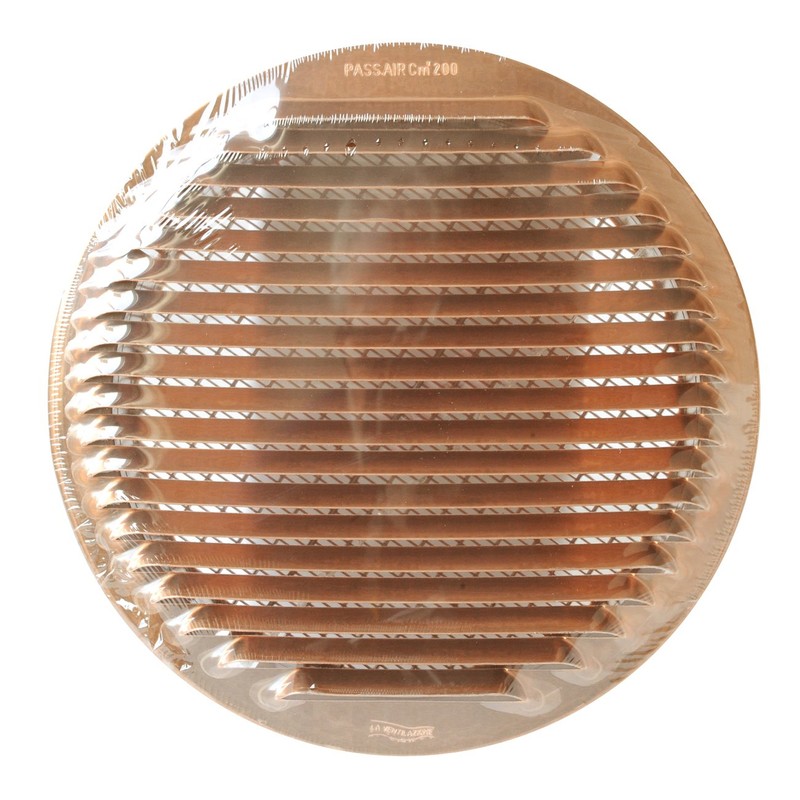 The gtrp200r-y Ventilation Grill Round Recessed, Copper, 230 mm