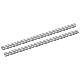 uxcell 2Pcs GR5 Titanium Rod, Dia 5mm 0.19" Length 100mm 3.94" Metal Solid TC4 Titanium Alloy Round Bar Rod Stock for Model Plane Cars Ship DIY Craft Metal Working