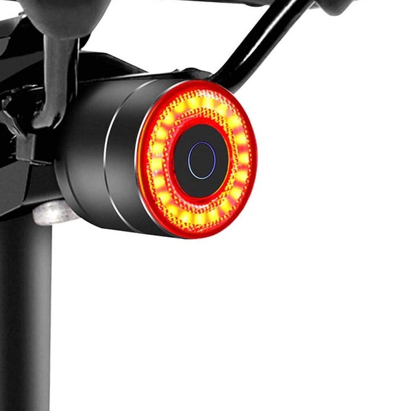 G Keni Tail Light, Bicycle, Brake Lamp, Automatic Flashing, High Brightness, USB Rechargeable, Aluminum Alloy, IP65 Waterproof, Road Bike, Cross Bike, Cycling, Rear Light