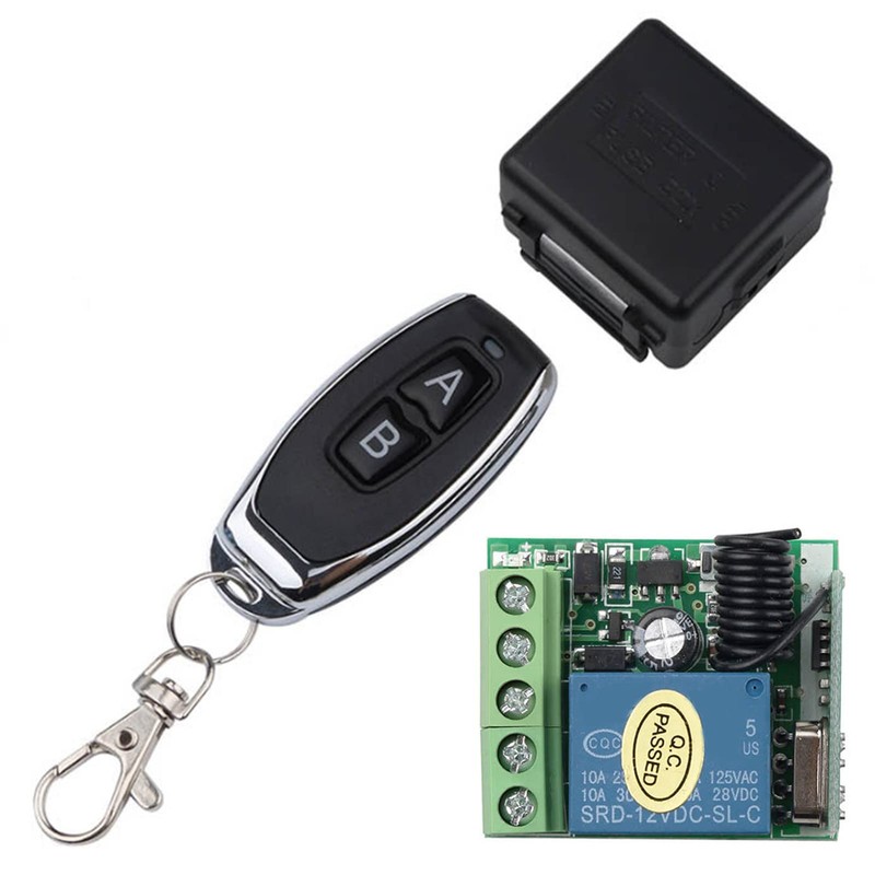 Wireless Remote Switch 12V Self Locking RF Remote Switch for
