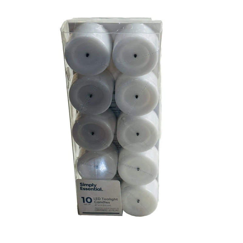 Bed Bath & Beyond Simply Essential 10 LED Tealight Candles,